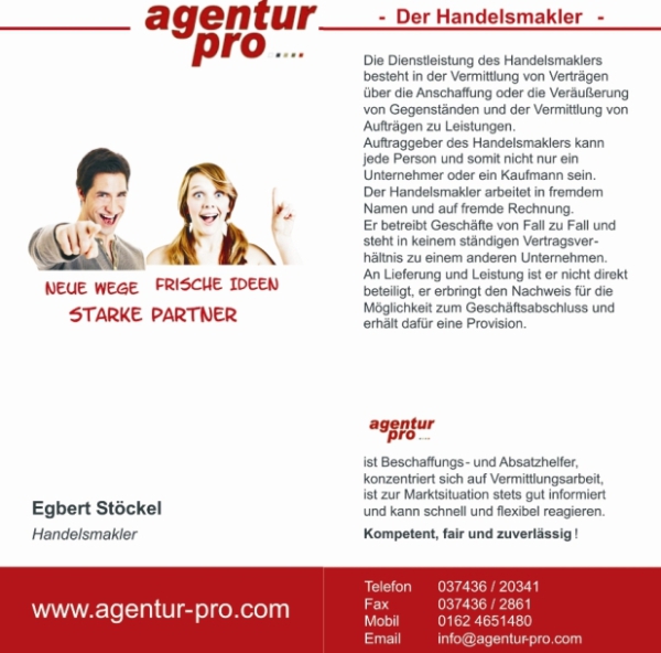 Handelsmakler Dienstleistung