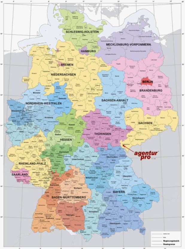 agentur pro - Standort in Deutschland